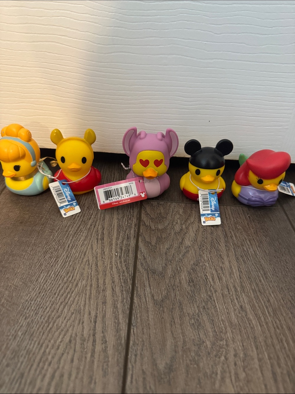 Disney  Character Ducks  cinderella Ariel, Mickey stitch and poo
